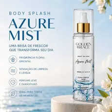Body Splash Azure Mist – Golden & Grace - Body Splash Feminino - 200ML