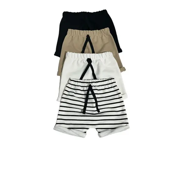 Kit 3 Short Menina Bebê Recém Nascido Moletinho 100% Algodão de Alta Qualidade Conforto