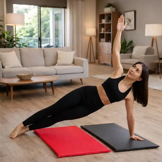 Colchonete Impermeável 90x40x2cm Ideal para Treino Exercícios Academia Pilates Yoga Fitness Crianças Pequeno