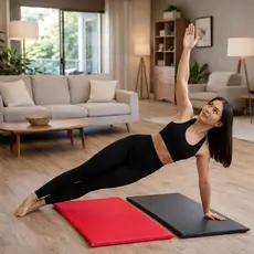 Colchonete Impermeável 90x40x2cm Ideal para Treino Exercícios Academia Pilates Yoga Fitness Crianças Pequeno