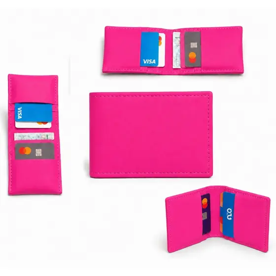 Kit 10 Carteira Porta Cartões Para Revenda Slim CNH Cartões Compacta Brindes