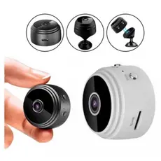 A9 HD Mini com visão noturna Wifi Câmera 1080P Vigilância Câmera  De Segurança Espiã Discreta A9 Grava Tudo Cor Branco
