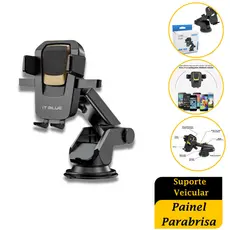 Suporte Veicular Para Celular Carro Painel Parabrisa Automotivo Anti Queda
