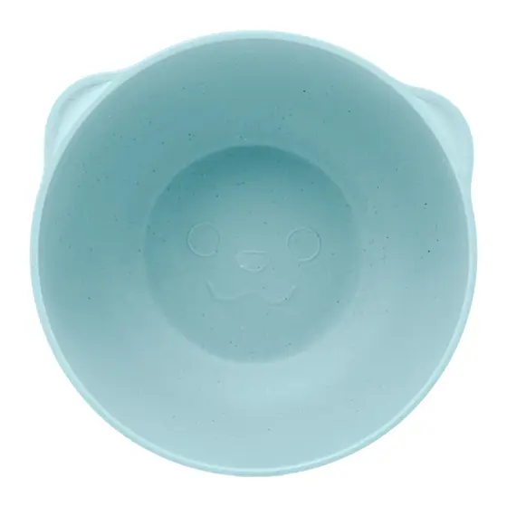 Bowl de Bambu e PP Baby Bear Azul 14x14x6,5cm - Lyor