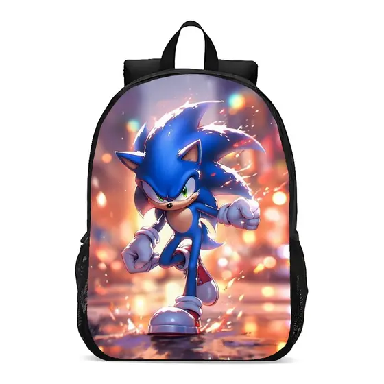 Mochila Escolar Sonic Filme Desenho Animado Novidade