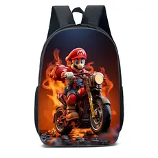 Mochila Escolar Infantil Juvenil Jogo game personagem desenho motocicleta style novidade