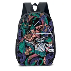 Mochila Escolar Infantil Juvenil Anime Espadachim personagem estampa lançamento