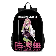 Mochila Escolar Infantil Juvenil demon slayer kimetsu no yaiba anime personagem novidade promoção