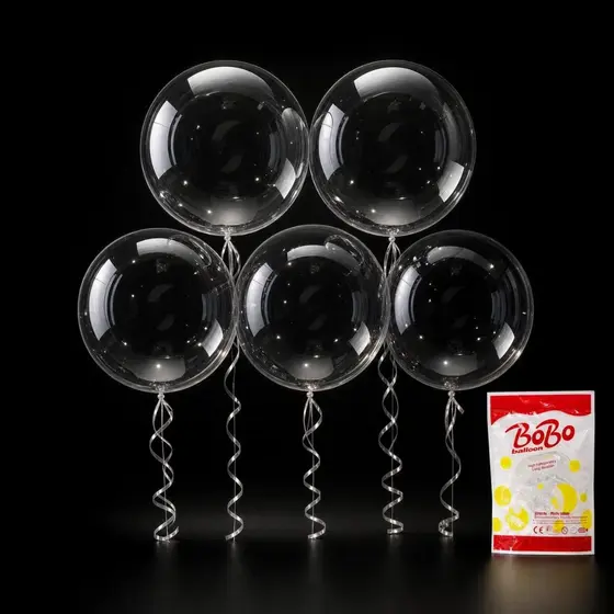 50 Unidades Balão Bubble 10/12/18/24 Polegadas Cristal Decoração Festa Aniversario