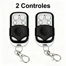 Controle Remoto Universal para Portão Elétrico Eletrônico Garagem com Chaveiro 433mhz 4 Botões