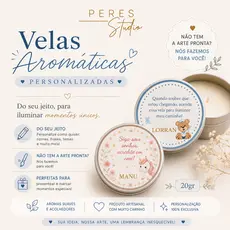Kit 60 Latinhas com Velas Aromaticas para Lembrancinhas Dia das Mulheres Casamento Batizado ........