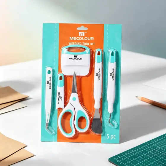 5 Peças Conjunto de Ferramentas de Vinil Cricut Maker Silhouette Adequado para DIY Manual Mecolour