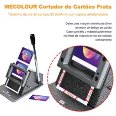 Máquina de Corte de Cartões de PVC 86 x 54 mm, Ferramenta de Corte Manual para Cartões de Visita