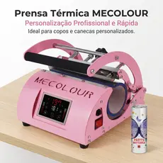 Prensa Térmica Canecas 11 A20oz Copo Sublimação 110v/220v Rosa Azul Prensa Térmica Sublimação Caneca