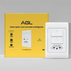 Interruptor inteligente Casa com Tomada Alexa Google Agl