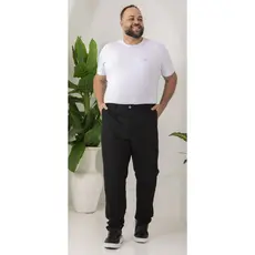 Calça Sarja Plus Size Masculina Bolso Faca Embutido Premium