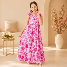 VESTIDO JUVENIL TRES MARIAS ESTAMPAS - TAMANHO 10 AO 16