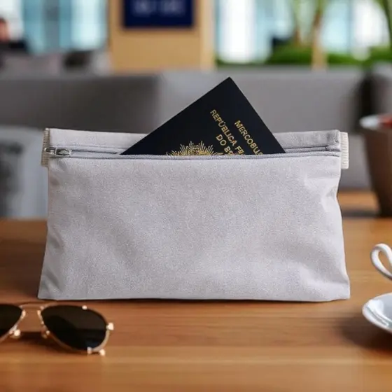 Saco de Viagem de Cintura Doleira Antifurto Slim Invisível – Porta Dólar Seguro e Confortável