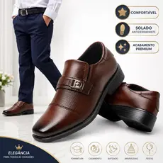 Sapato Social Infantil | Conforto e Estilo para Pequenos Elegantes!