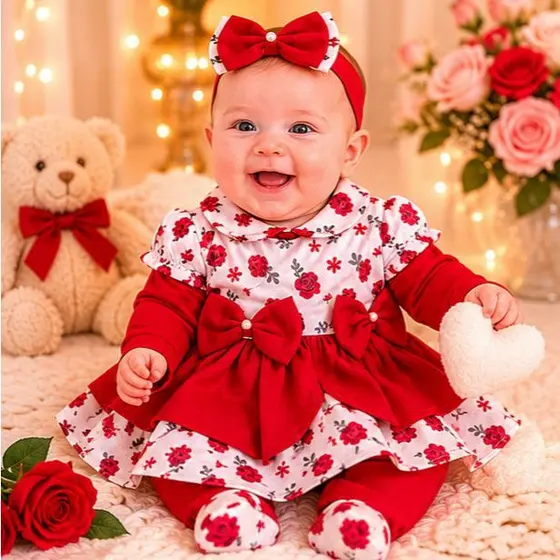 Kit Saída Maternidade Amanda Para Menina Personalizada Luxo Bebe