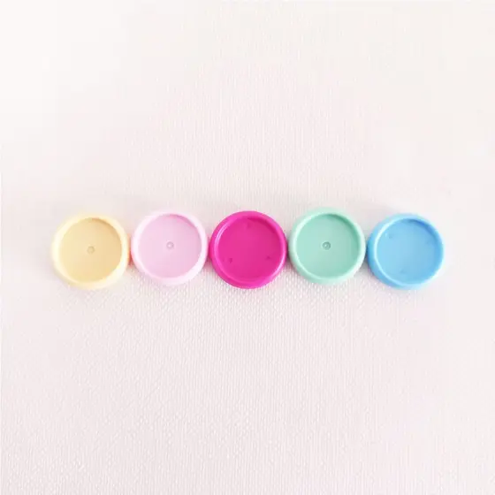 Kit com 8 discos para caderno inteligente tamanho 24 mm A5 candy color
