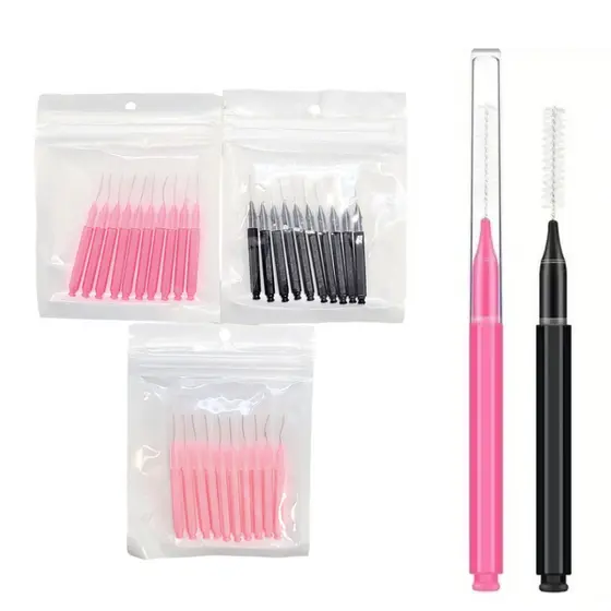 Micro-escovinhas Brow Lamination 30/50/100 pcs para Lash Lifting e Extensão de Cílios