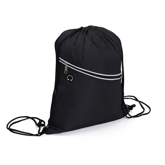Mochila Bolsa Gym Sac Leve Esportiva Impermeável Poliéster Academia Saída De Fone