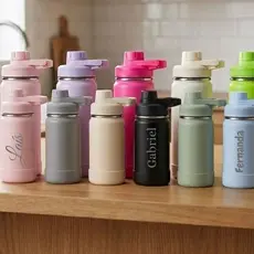 Garrafa Térmica Água Personalizada Com Nome 550/350ml Alça Esportiva Protetor