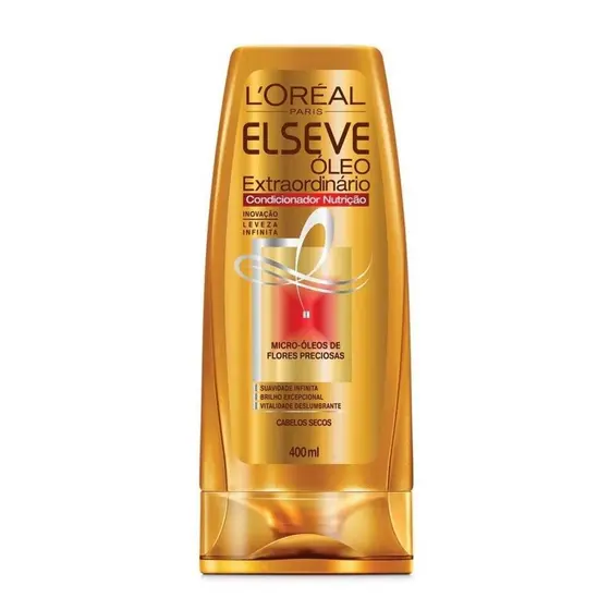 Condicionador Elseve Oleo Extraordinario Nutricao 400ml