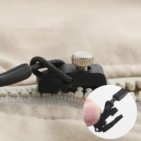 Kit 3 peças de Ziper Reparador De Zíper