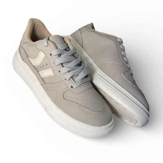 TÊNIS NOBUCK TUNISIA MOLECA CINZA / TENIS ESCOLAR/ TENIS CASUAL / TENIS DE BLOGUEIRA