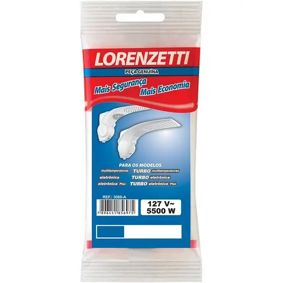 Resistência 127V 5500W Duo Shower 3060-A, Lorenzetti