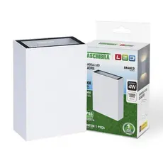Arandela Led 4W Quadre Slim Ip65 Bivolt 6500k Luz Fria
