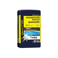 Argamassa Cimentcola Flexível AC3 CZA 20kg- Quartzolit