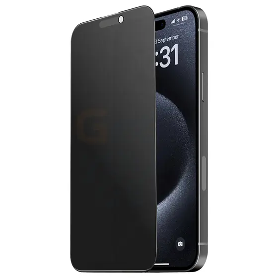 Película iPhone Privacidade Fosca Cerâmica Não Quebra 16 15 14 13 X XR 11 Pro 12 XS Pro Max Plus