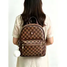 Novo estilo versátil mochila de couro da moda simples viagem de alta qualidade