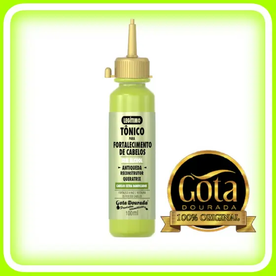 Tônico Capilar Antiqueda Queratrix Jaborandi Gota Dourada 100ml