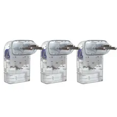 KIT ECONÔMICO C/ 3 PROTETORES CONTRA SURTOS CLAMPER POCKET FIT 3P 10A TRANSPARENTE