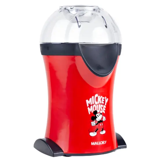 Pipoqueira Elétrica Mallory Mickey Mouse 1200 W  Sem Óleo 110 V