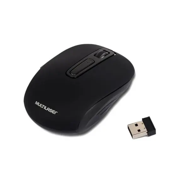 Mouse sem Fio 2.4 GHZ Litio - Recarregável - Multilaser -