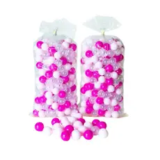 Kit Econômico 100 Bolinhas Piscina Rosa Menina Criança Custo Baixo