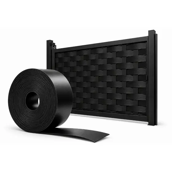 Protetor de Portão Cerca Preto 7cm até 50m