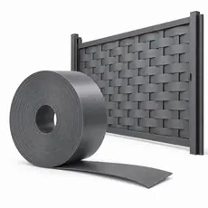 Protetor portão fechamento premium Cinza 50m 25m 10m 5m x 7cm