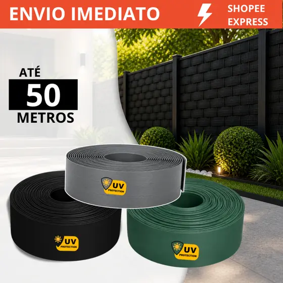 Protetor Fechamento Portão Grade Varias cores 5 ate 50M