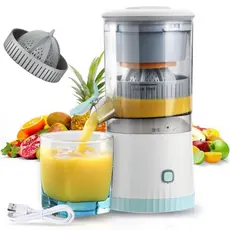 Espremedor Elétrico Laranja Limão Frutas P/ Fazer Sucos Recarregável.Offc