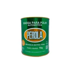 Massa para polir nr. 2  Base Solvente 1 Kg. Pérola