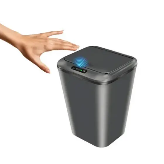 Lixeira com Sensor Automático Abre Fácil em Toque Cesto Lixo Casa 16 Litros