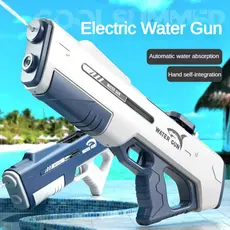 Brinquedo de água elétrica de alta pressão sucção automática bateria recarregável forte
