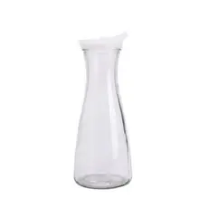 Jarra De Vidro Com Tampa Design Sofisticado Compacto Geladeira Suco