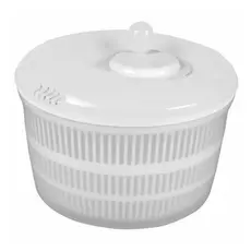 Seca Salada 4,5l Centrífuga Verduras Folhas Legumes Multiuso Plástico Giratório Resistente